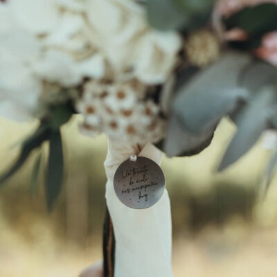 Medalla para ramo de novia